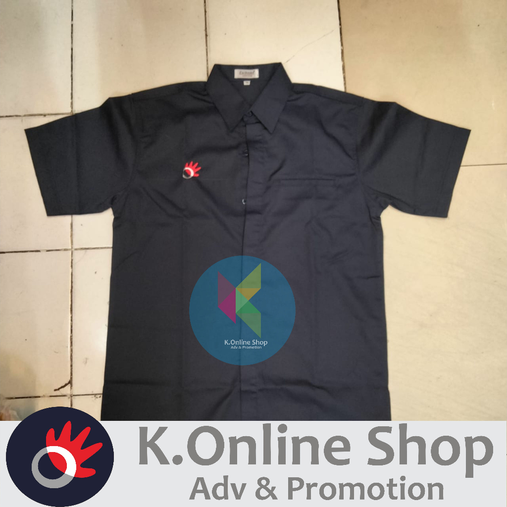 Kemeja Telkom Indonesia Seragam Telkom Indonesia Baju Telkom Indonesia Lengan Pendek