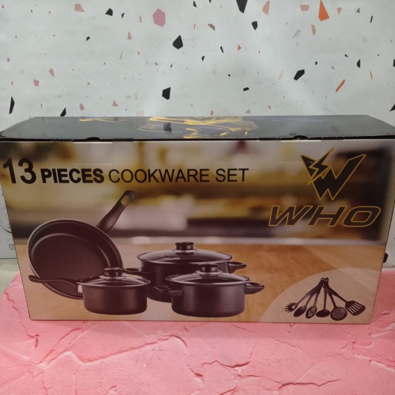 panci set teflon 13pcs/Panci Cookware Set (Gionee)