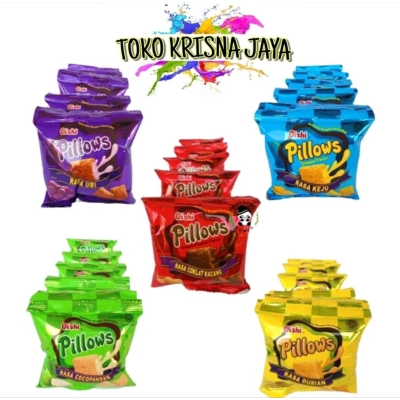 

OISHI PILLOWS SACHET RENCENG NETTO 20 PCS X 6 GR