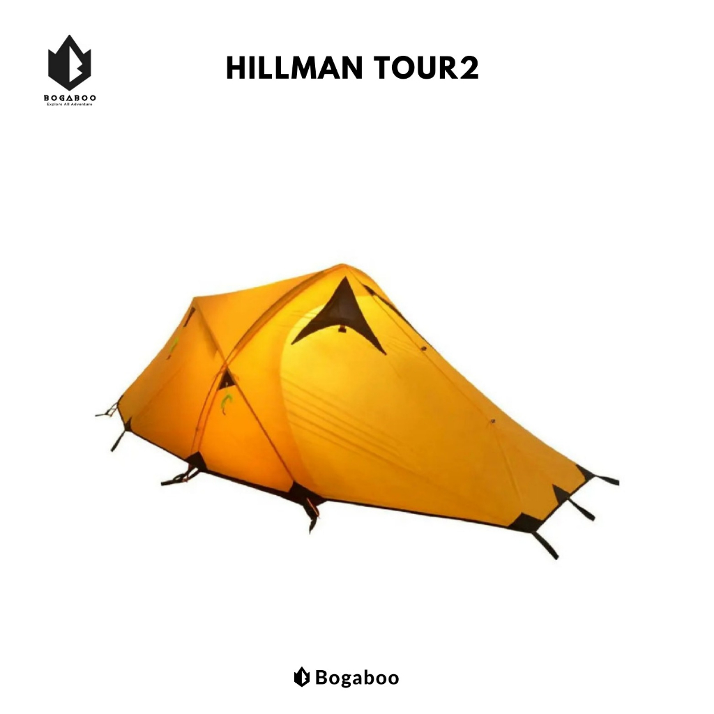 Tenda Hillman Tour 2 - Tenda Camping Dome Kapasitas 2 Person - Tenda Double Layer - Tenda Ultralight