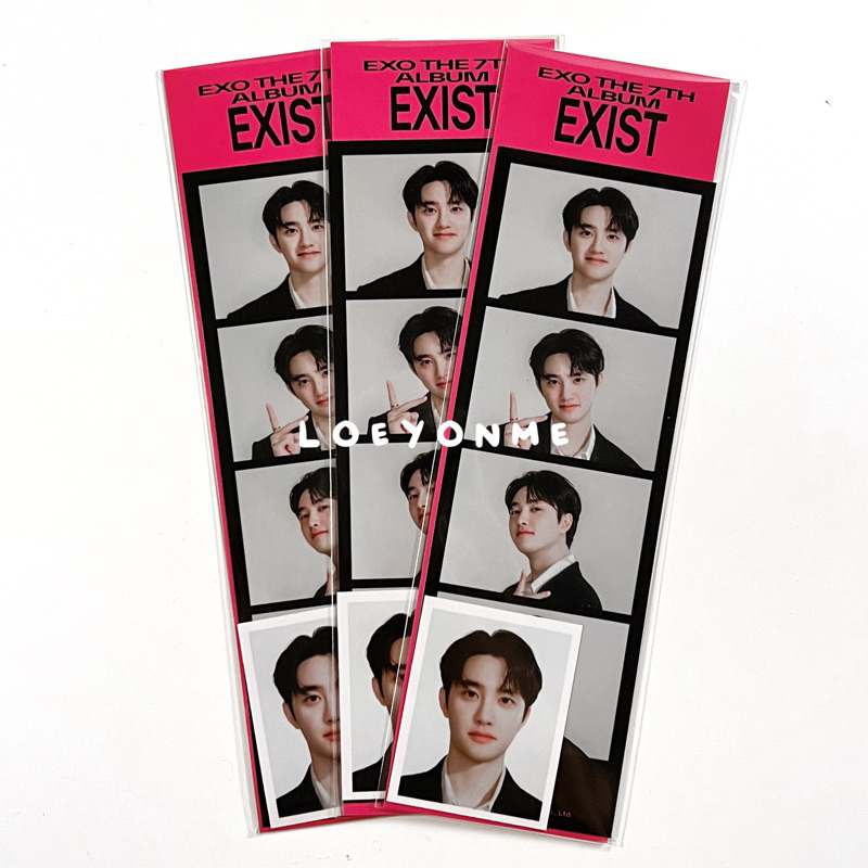 EXO EXIST Cream Soda Pop Up Store MD (D.O. 4 Cut + Photo Set)