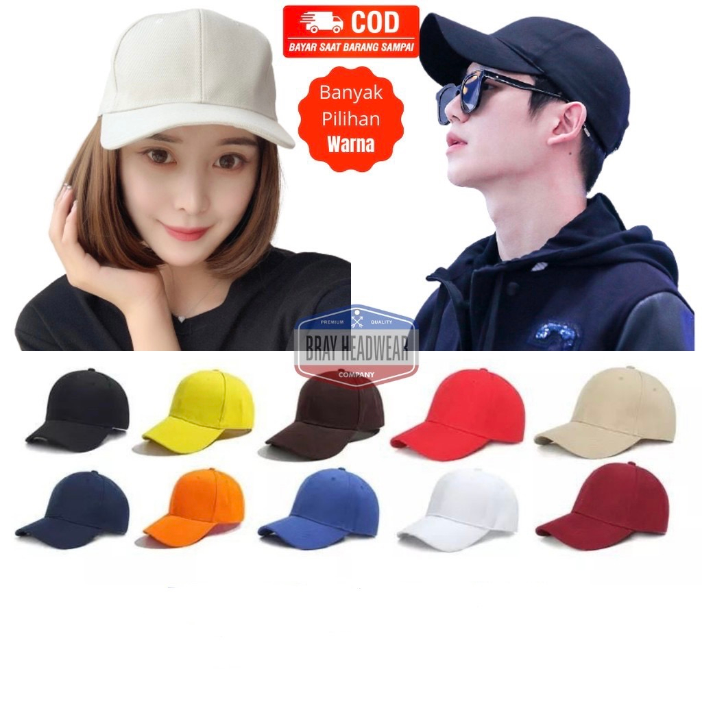TOPI POLOS DEWASA REMAJA UNISEX CEWEK COWOK TOPI PRIA WANITA BASEBALL