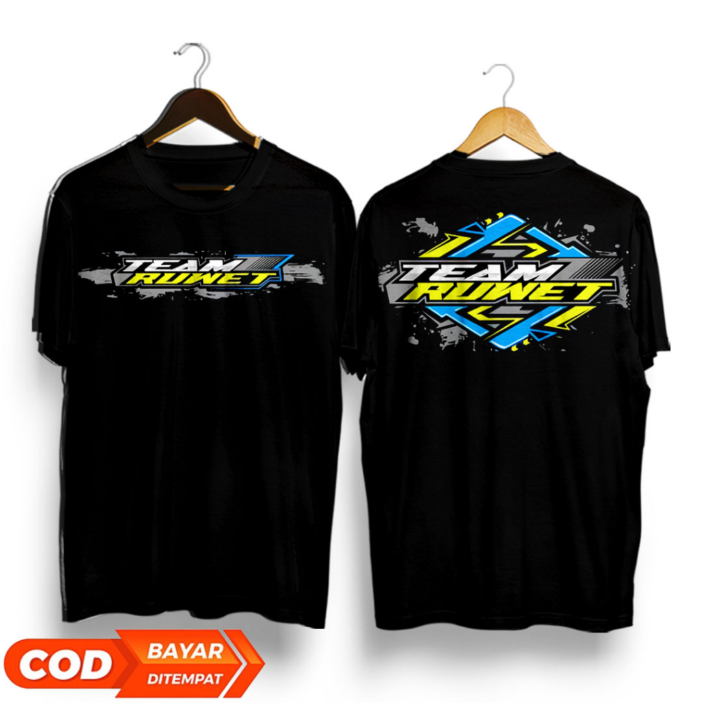 KAOS BAJU FASHION TEAM RUWET KAOS RACING COWOK CEWEK KAOS TERBARU