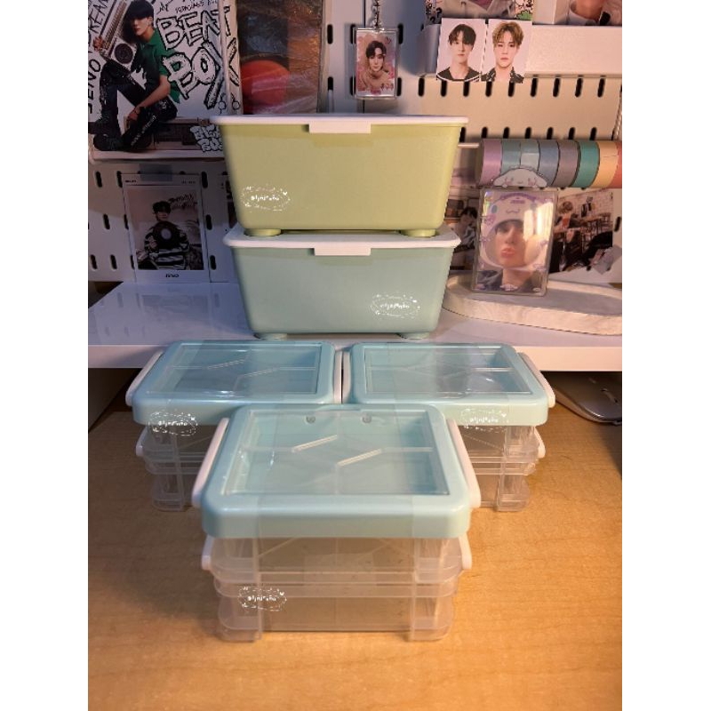 [BOOKED & READY STOCK]storage box photocard printilan kpop mr diy