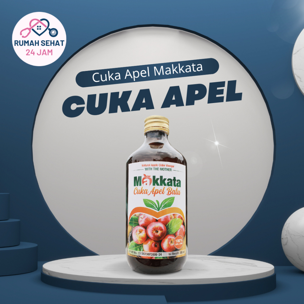 

CUKA APEL ORIGINAL Makkata Untuk Kesehatan Wajah Dan Diet Terbuat Dari APEL TANPA CAMPURAN GULA