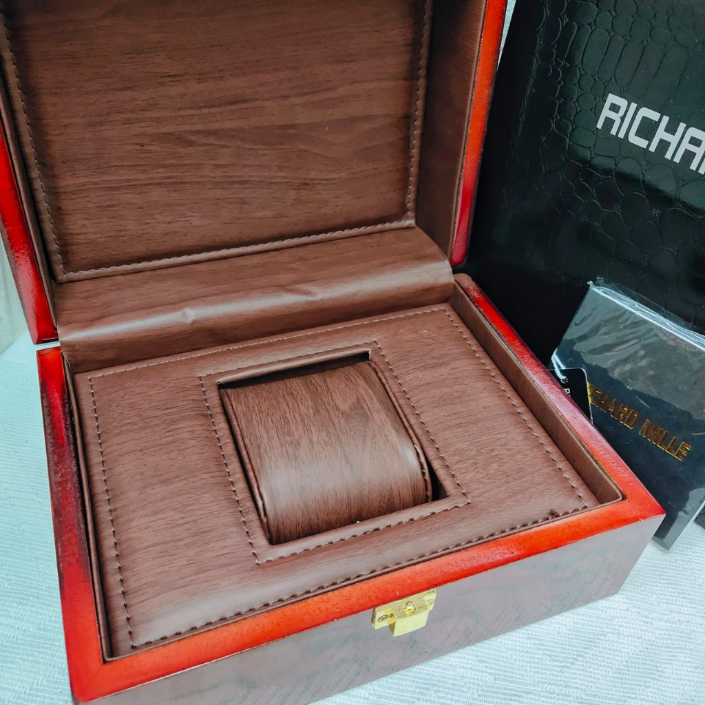 BOX Jam Tangan Richard Mille Original Berkualitas pus Paperbag