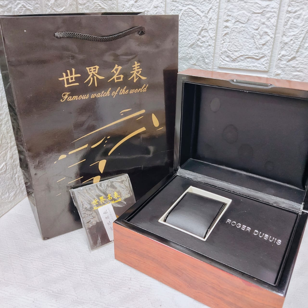 BOX Jam Tangan Roger Dubuis Original Berkualitas plus Paperbag