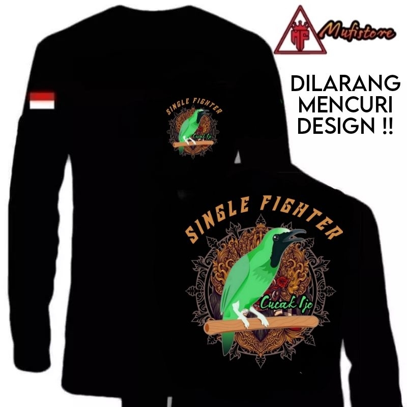 KAOS CUCAK IJO BAHAN ADEM