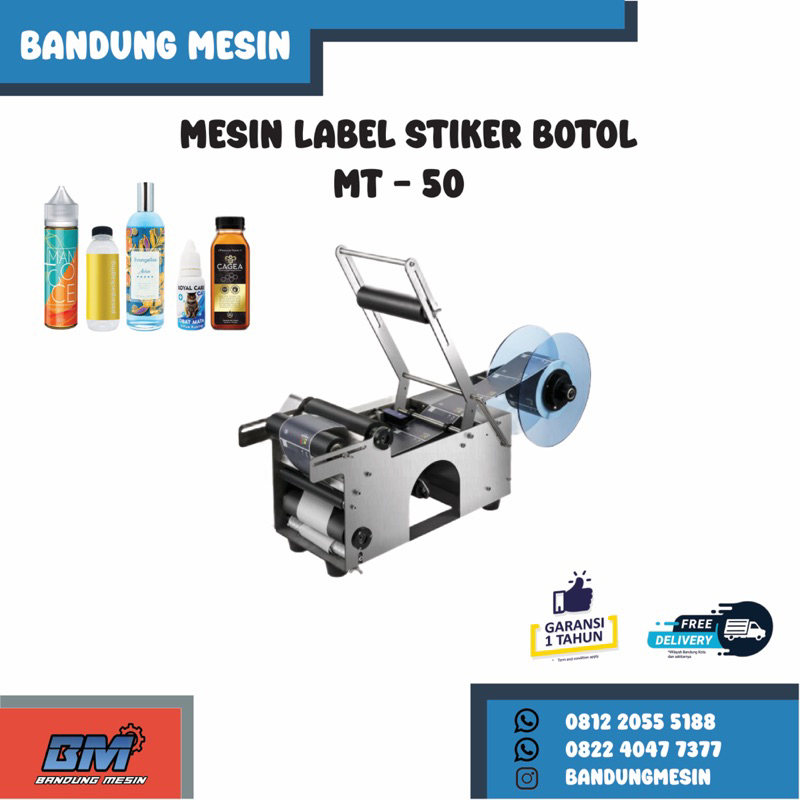 

Mesin Labeling Stiker Botol MT - 50 Semi Auto
