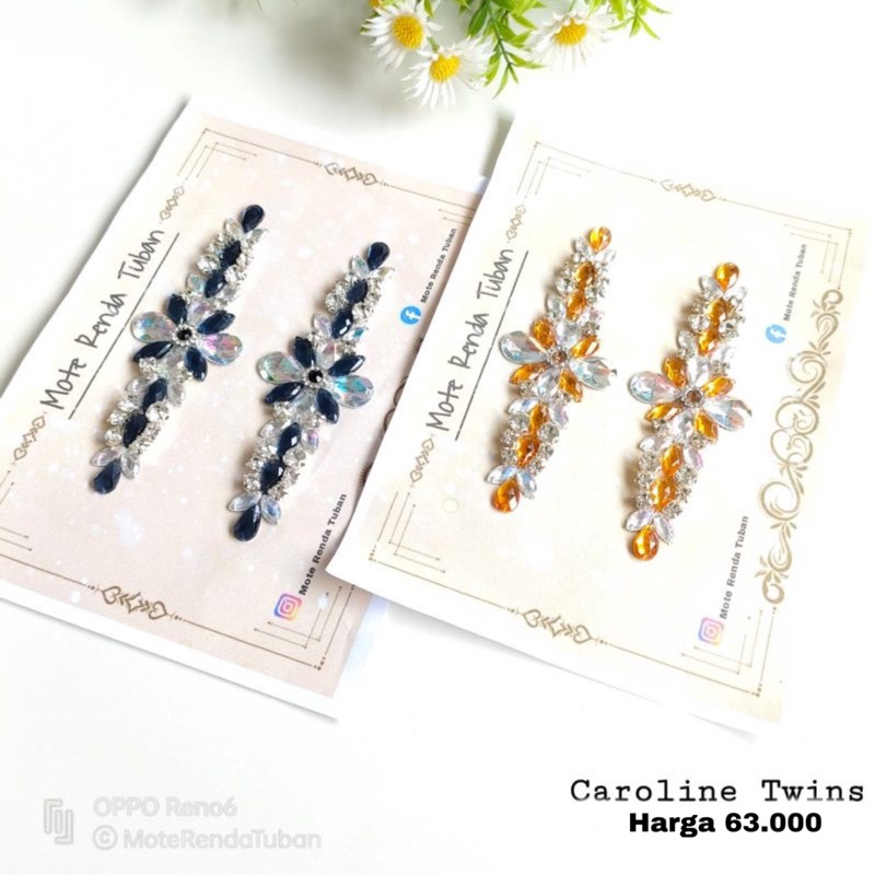 Payet Caroline Twins | Payet Kristal Jahit