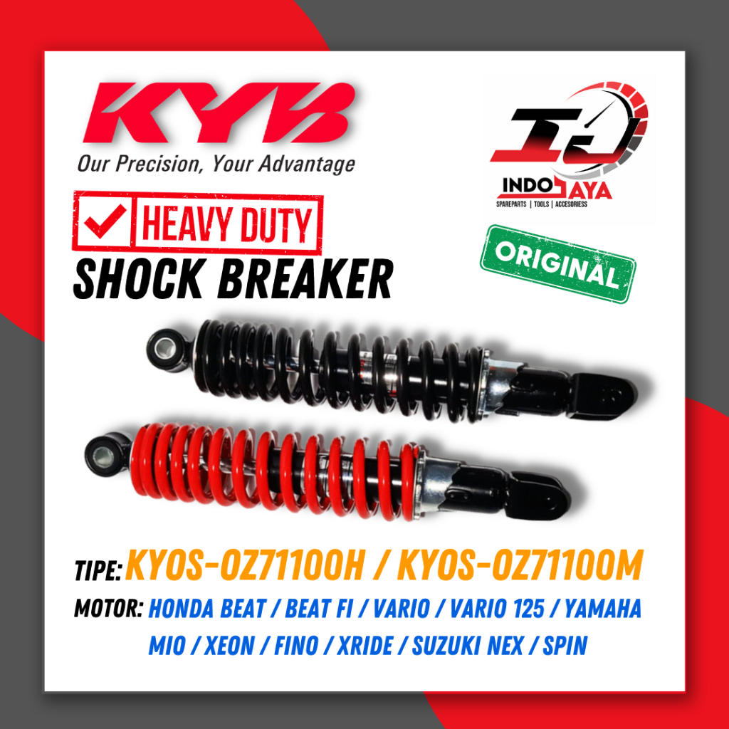 SHOCKBREAKER KAYABA KYOS-OZ71100H UNTUK MOTOR ALL MATIC / KYOS-OZ71100M / KYOS OZ71100H / OZ71100 M 