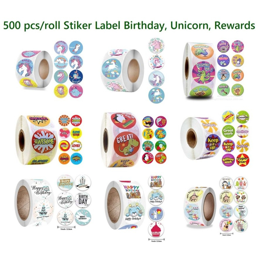 

500 Pcs Sticker Label Journaling Rewards Handmade Baked With Love