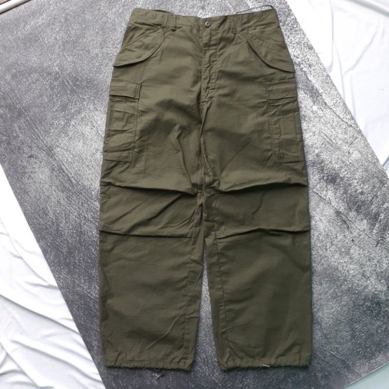 VINTAGE 1968 US ARMY TROUSERS FIELD M65 CARGO