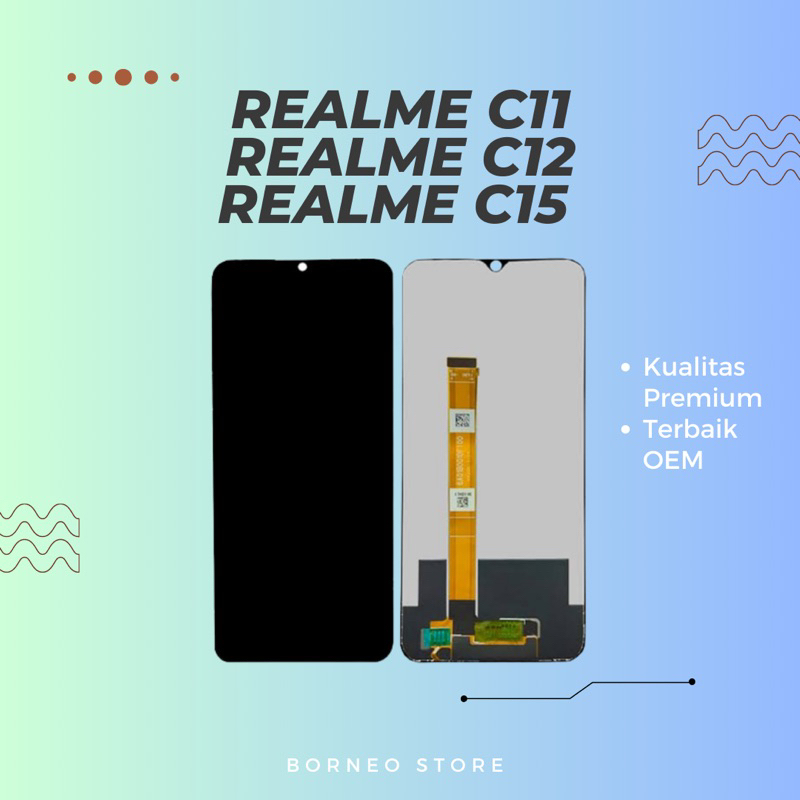 LCD REALME C11/ LCD REALME C12/ LCD REALME C15 FULLSET TOUCHSCREEN