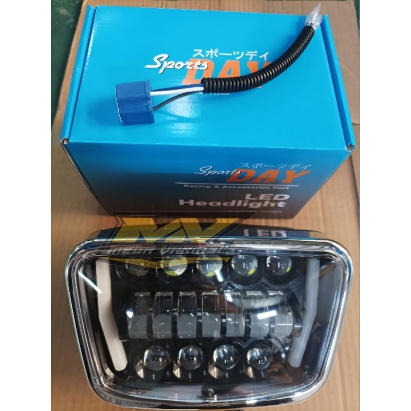 LAMPU DAYMAKER RX KING NEW LAMPU DEPAN RX KING NEW DAYMAKER SUDAH PNP TINGGAL PASANG COSTUM KE MOTOR