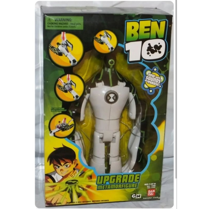 original bandai BEN 10 Metamorfigure UPGRADE ( 2nd) New 8" Electronic sounds & phrase