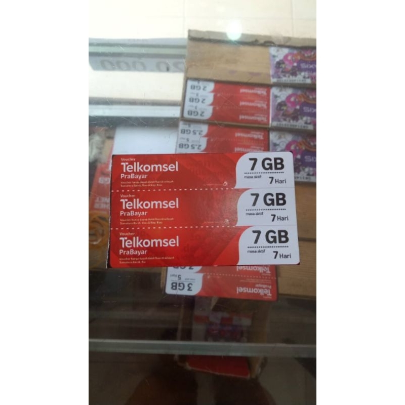 VOUCHER TELKOMSEL 7 GB /7 HARI
