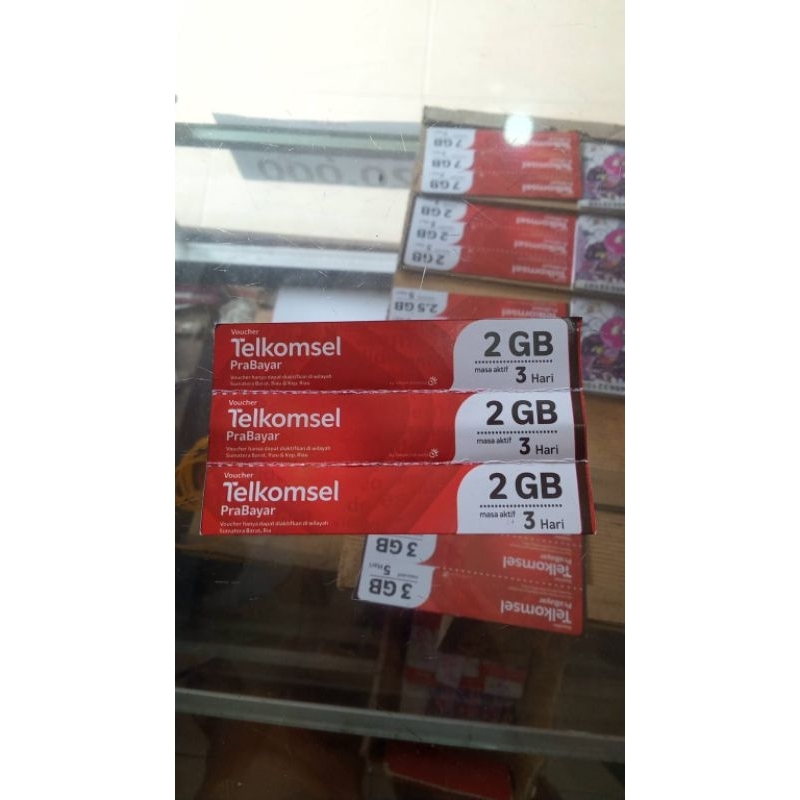 Voucher Telkomsel 2gb /3 hari Zona 2