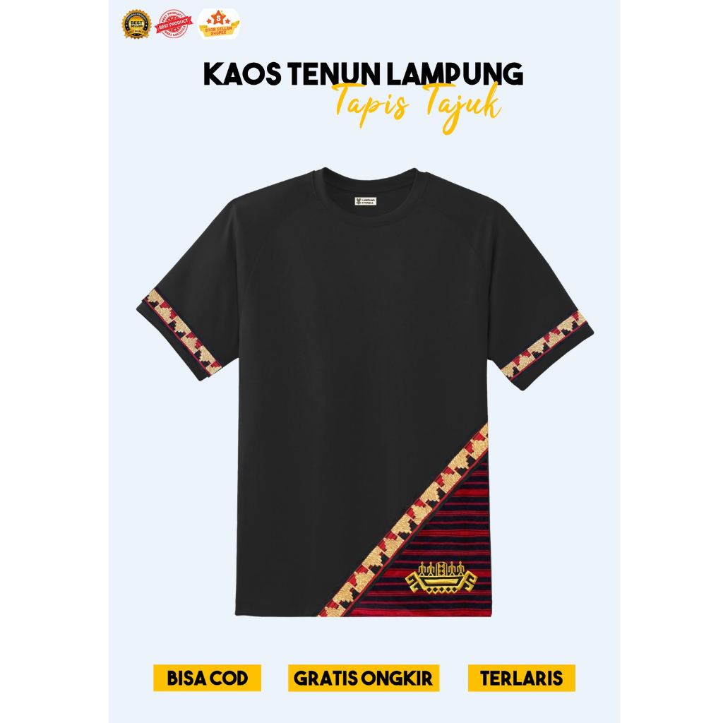 LAMPUNG ETHNICA OFFICIAL - KAOS LAMPUNG - Kaos Tapis Lampung Asli -KAOS TAPIS LAMPUNG KEREN -TAPIS L