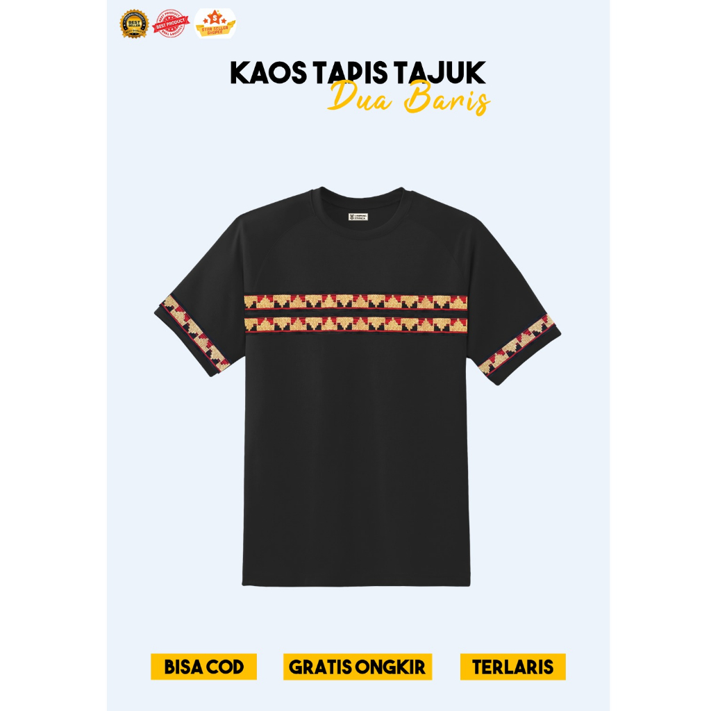 LAMPUNG ETHNICA OFFICIAL - TAPIS LAMPUNG ASLI LAMPUNG ETHNICA -  KAOS PRIA - KAOS ETNIK TAPIS LAMPUN