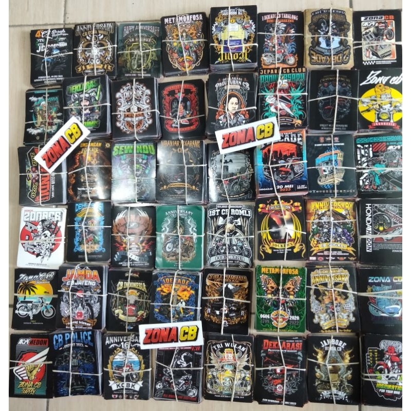 stiker cb Indonesia / stiker acara cb / piagam cb / stiker zonacb herex cb gl megapro tiger c70 / cb