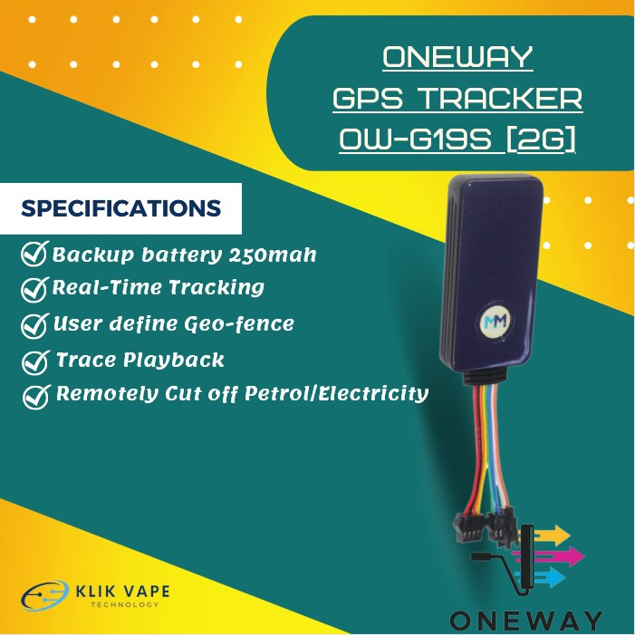 OneWay GPS Tracker OW-G19S [2G]