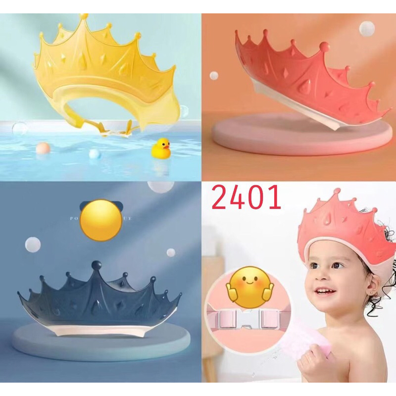 Shower Cap Bayi Topi Mandi Keramas Anak Penutup Pelindung Kepala Bayi
