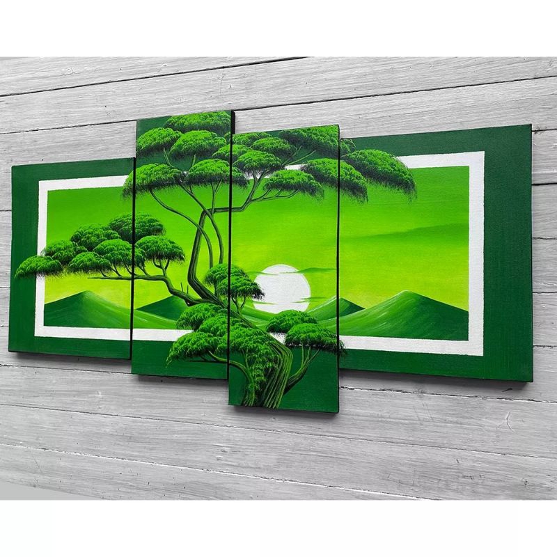 LUKISAN PEMANDANGAN / LUKISAN ALAM / LUKISAN MODERN / WALLDECOR / LUKISAN AESTHETIC