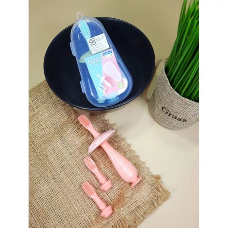 Silicone Tooth Brush Flower 3IN1 George Baby