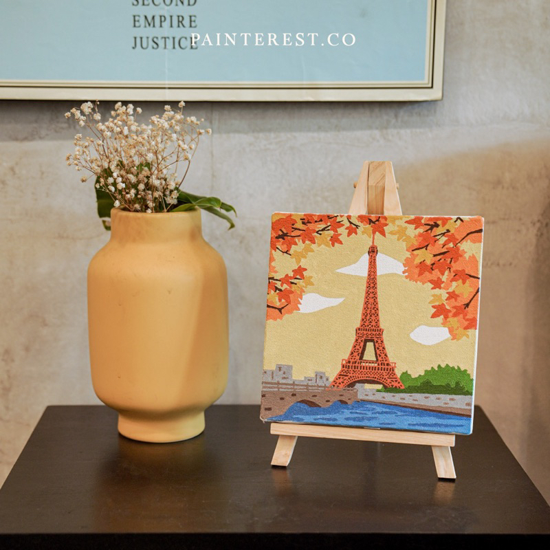

Paint by Number AUTUMN IN PARIS - PAINT BY NUMBER KIT LUKISAN HADIAH SPESIAL inspired by ilana tan DIY gift
