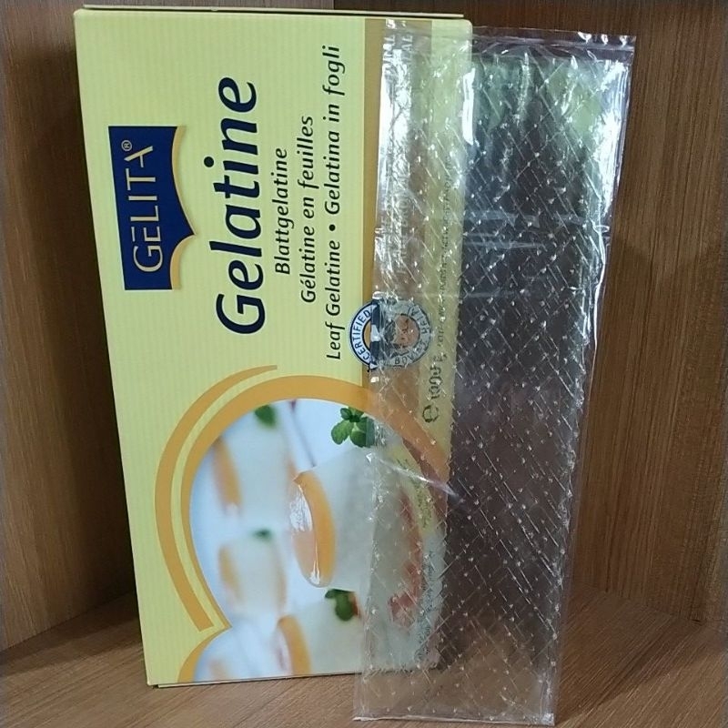 

GELATINE SHEET / GELATINE LEMBARAN ISI 6 LEMBAR