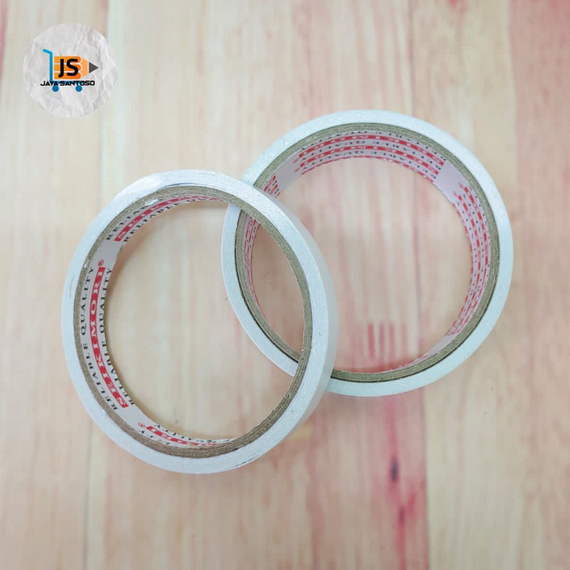 

Isolasi Double Tape 12mm 24mm Bagus Lengket / Isolasi Bolak balik / Perekat 2 sisi