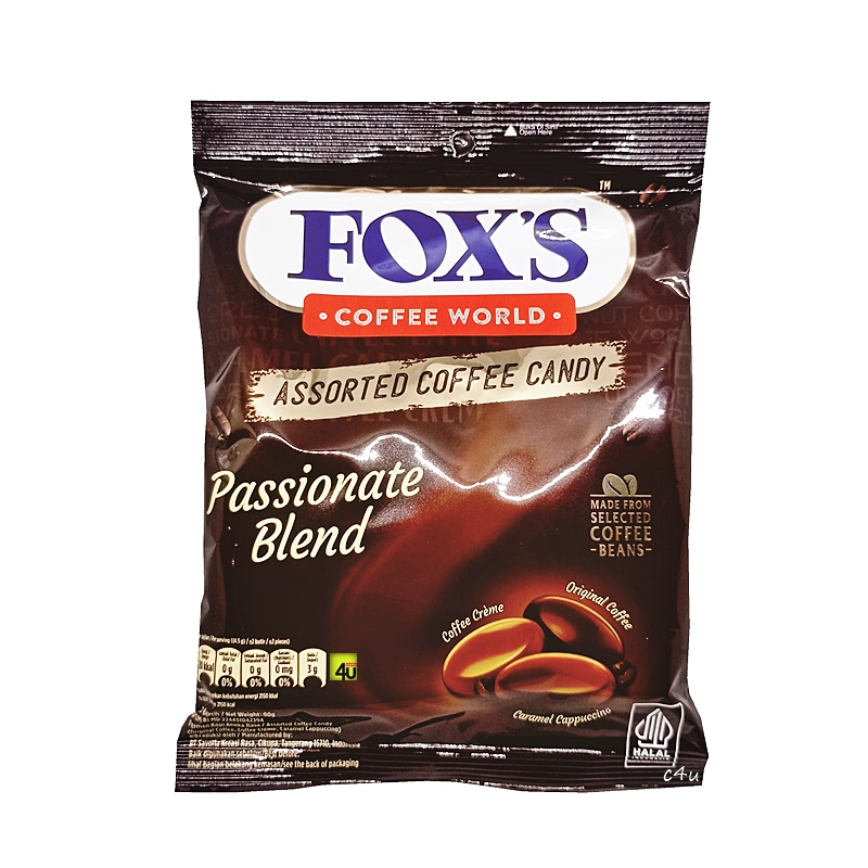 FOX'S Coffee World Passionate Blend Permen Fox's rasa Kopi Pouch