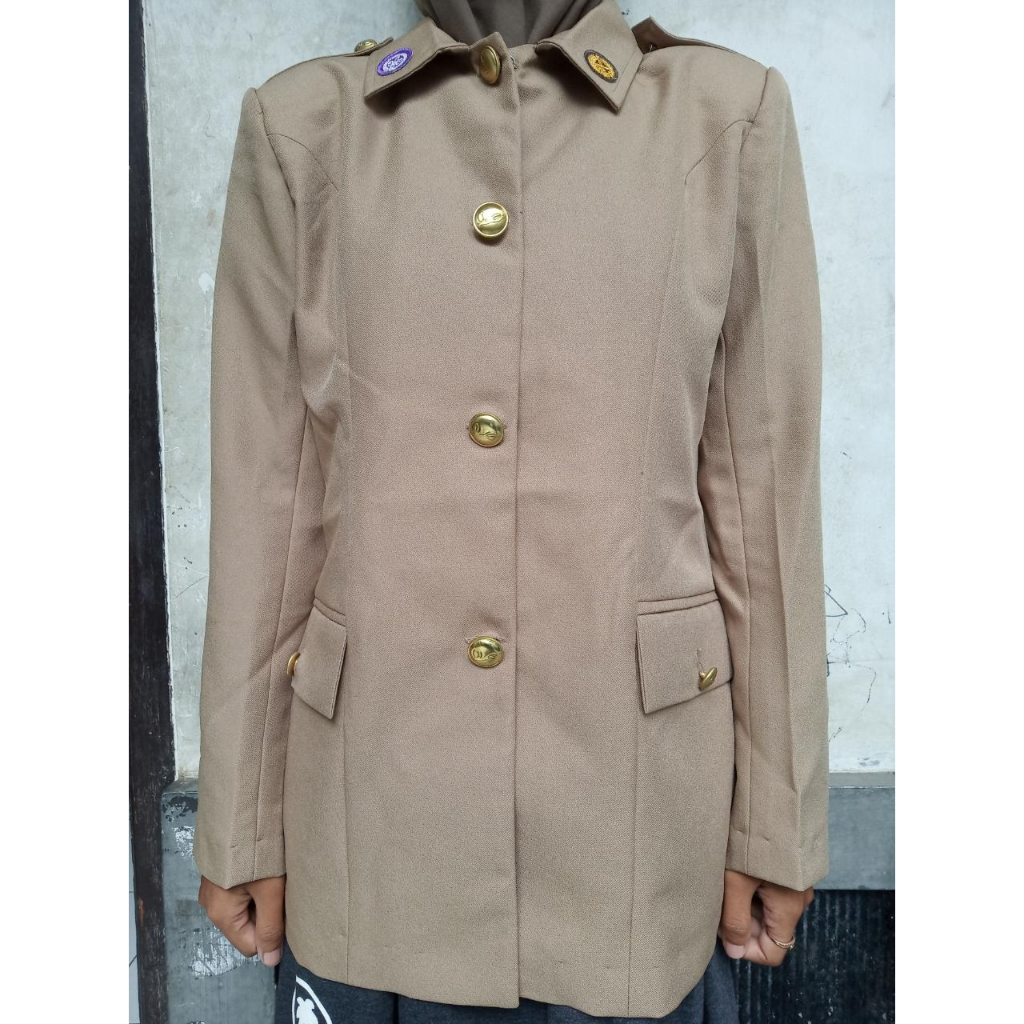 BAJU PDU Putri Bahan Rapilo Perlengkapan Pramuka