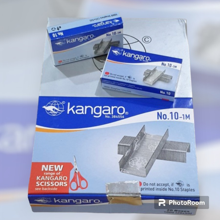 

Isi Stapler Kangaro 10 isi 20 pcs Anak Hekter Staples