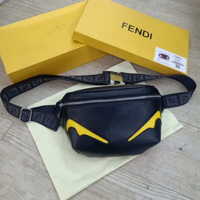 Waistbag Fendi eyes Diabolic Belt Bag Fendi Tas Pinggang Premium Quality