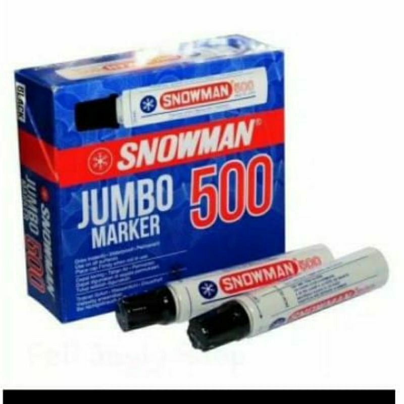 Spidol Jumbo Permanent Snowman / Spidol Jumbo / Spidol besar