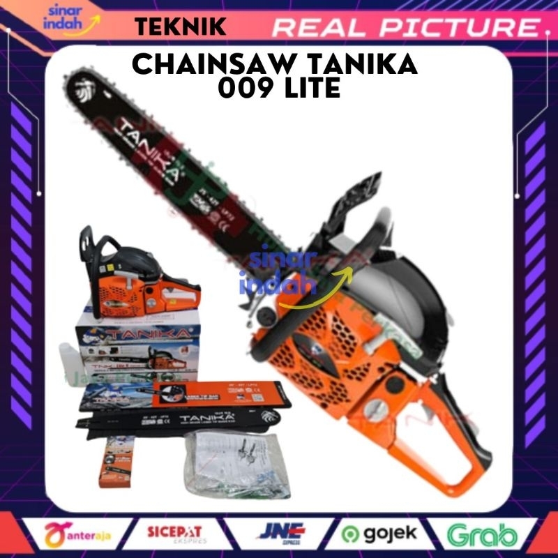 MESIN POTONG KAYU CHAINSAW Tanika LITE 009 (46mm - 25")SENSO GERGAJI KAYU