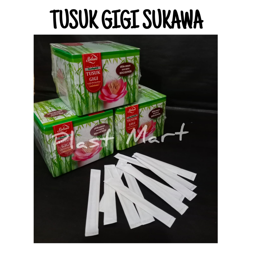 Tusuk Gigi SUKAWA - Tusuk Gigi Bungkus Kertas