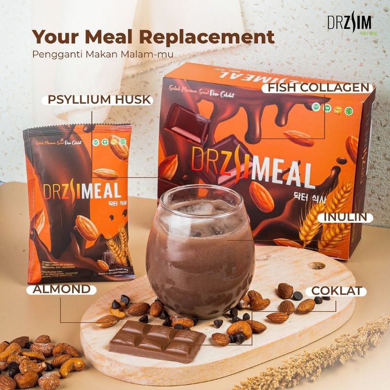 

Drzlimeal serbuk minuman sereal rasa coklat isi 8 sachet