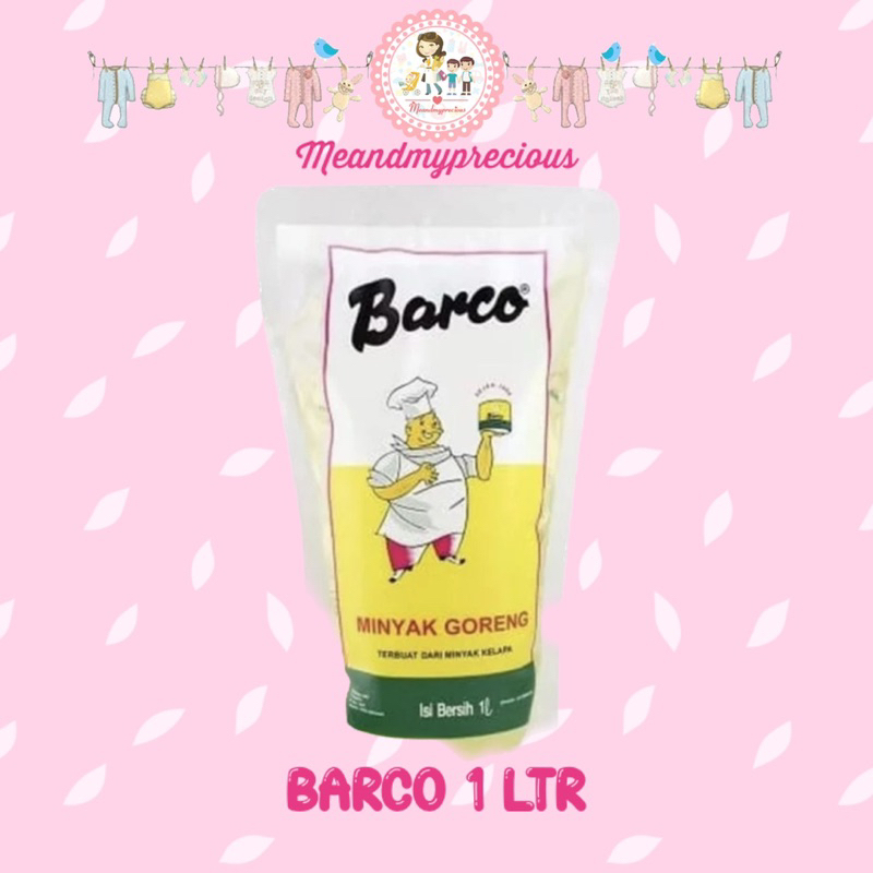 

MMP - BARCO Minyak Goreng Kelapa Murni Coconut Cooking Oil - minyak MPASI Minyak Barco 1 liter [Per Pcs]