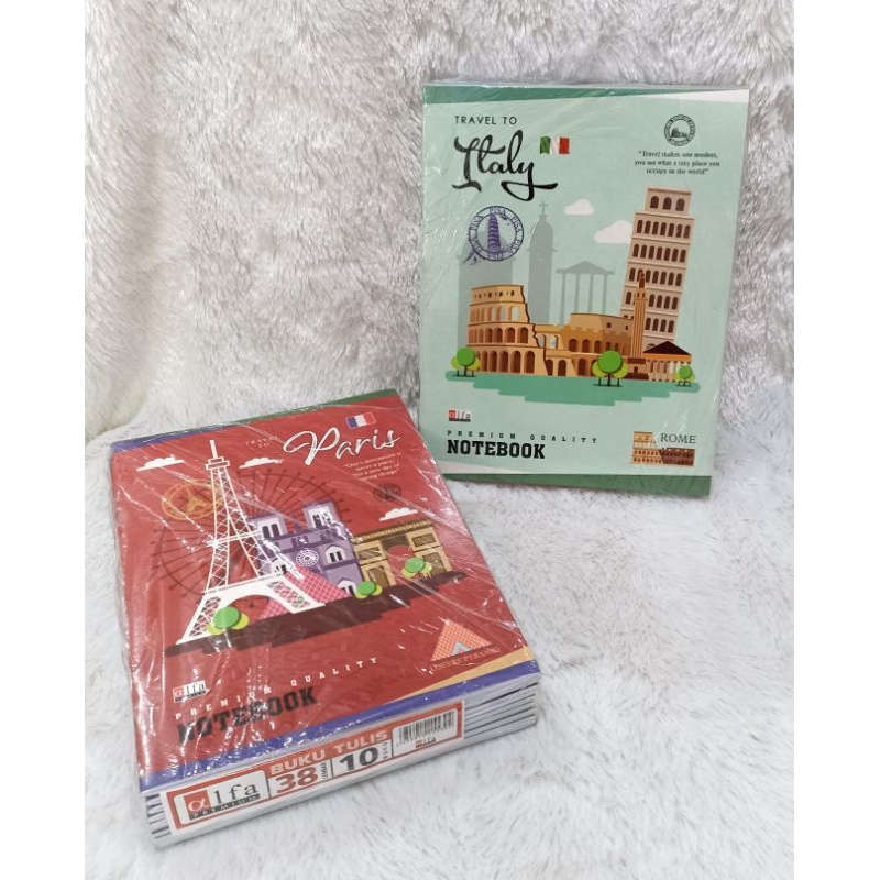 

BUKU TULIS ALFA 38L PER 10PCS RP27. 500