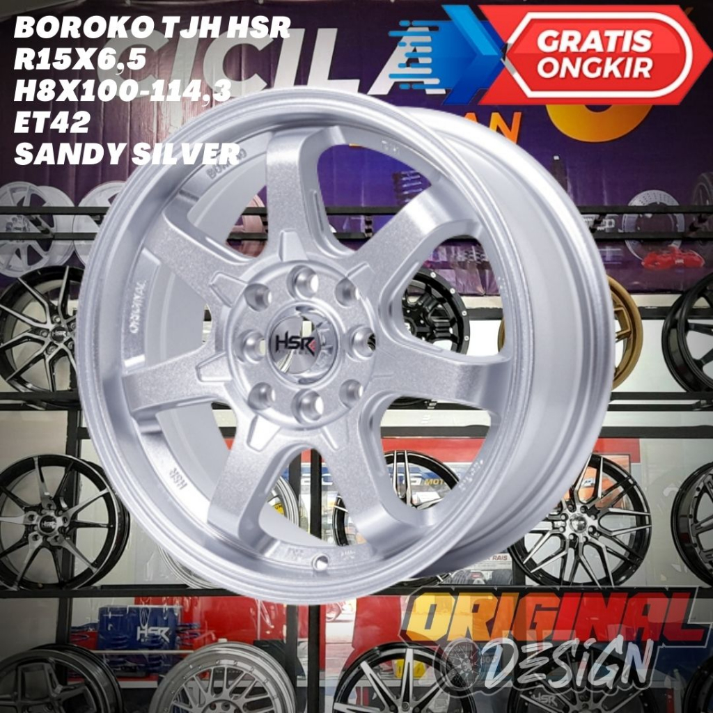 Velg Mobil Ring 15 R15 HSR TJH Untuk Latio , Livina , Livina Xgear