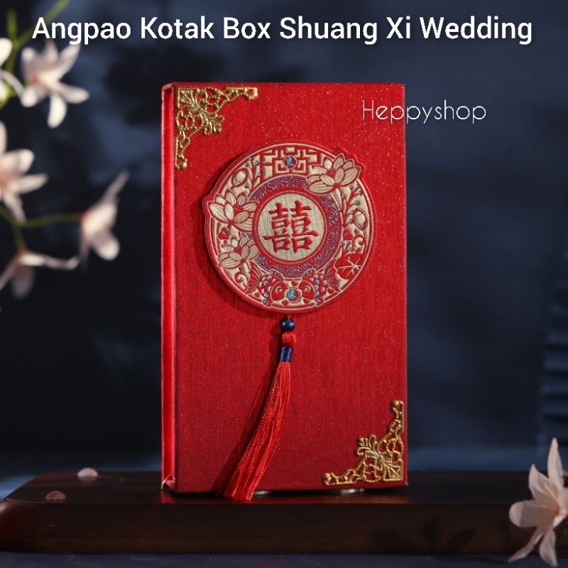 

Angpao Kotak Box Shuang Xi Wedding