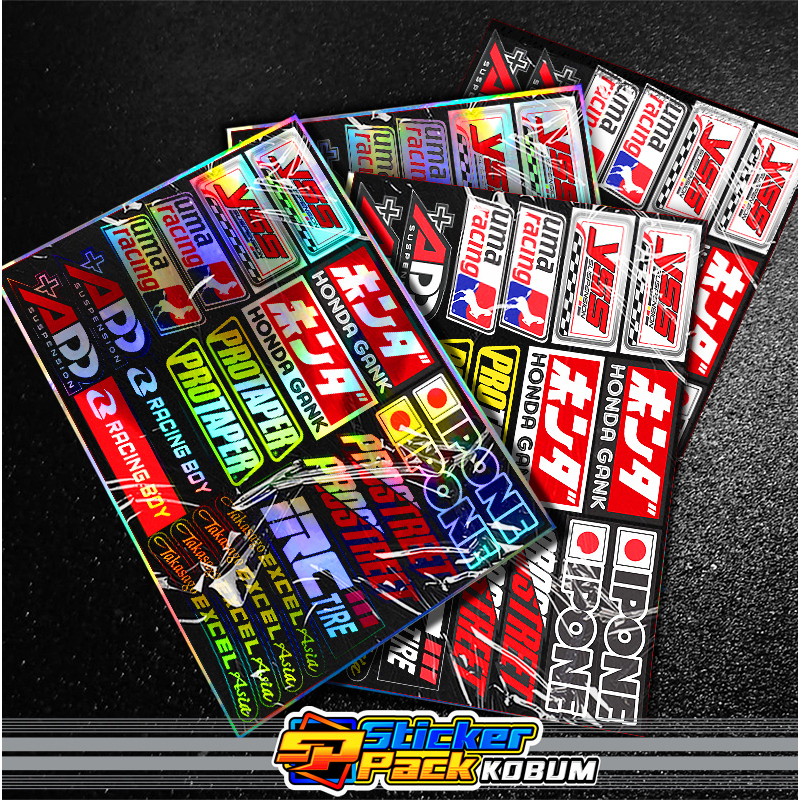 Stiker Racing Pack Stiker Logo Logo Racing Stiker Motor Keren