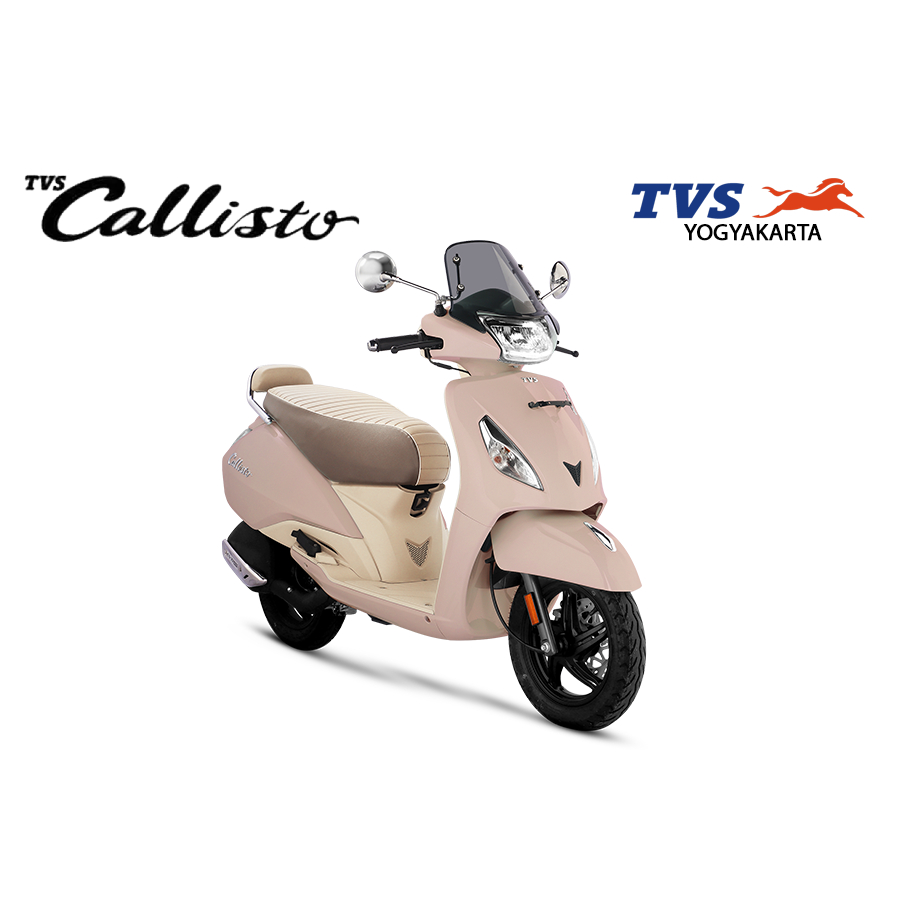 Sepeda Motor TVS CALLISTO - WARNA PREMIUM - PINKY PROMISE
