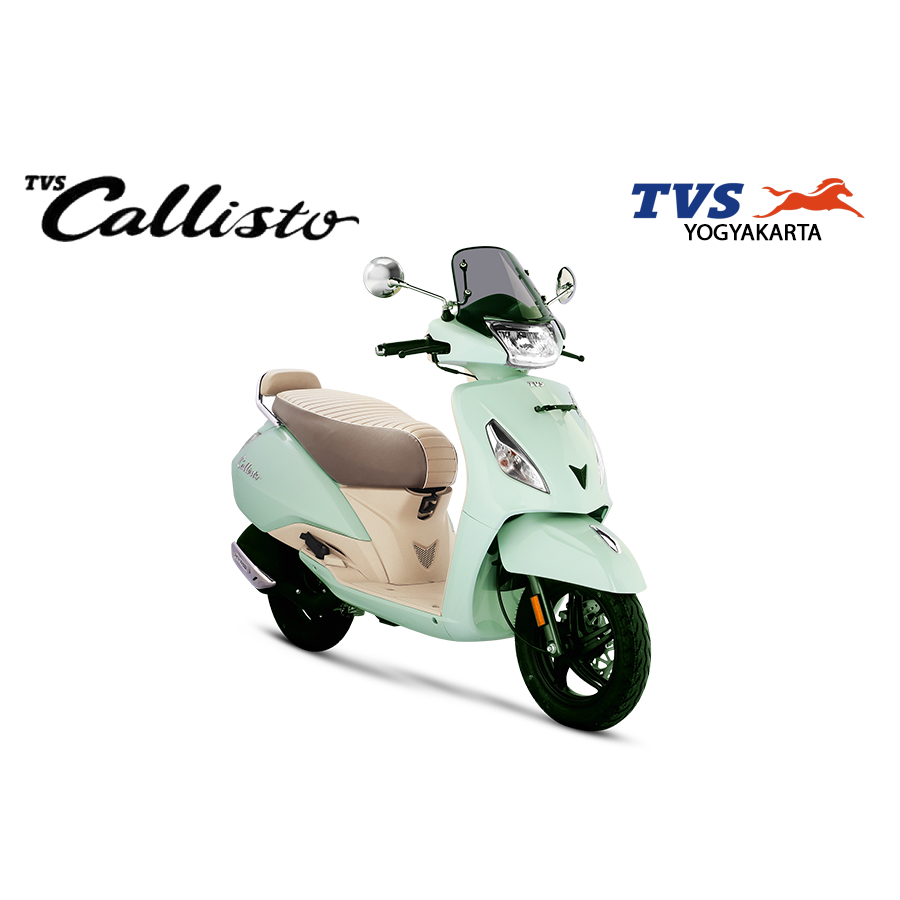 Sepeda Motor TVS CALLISTO - WARNA PREMIUM - MINT GREEN