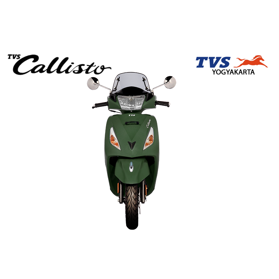 Sepeda Motor TVS CALLISTO - WARNA PREMIUM - OLIVE GREEN