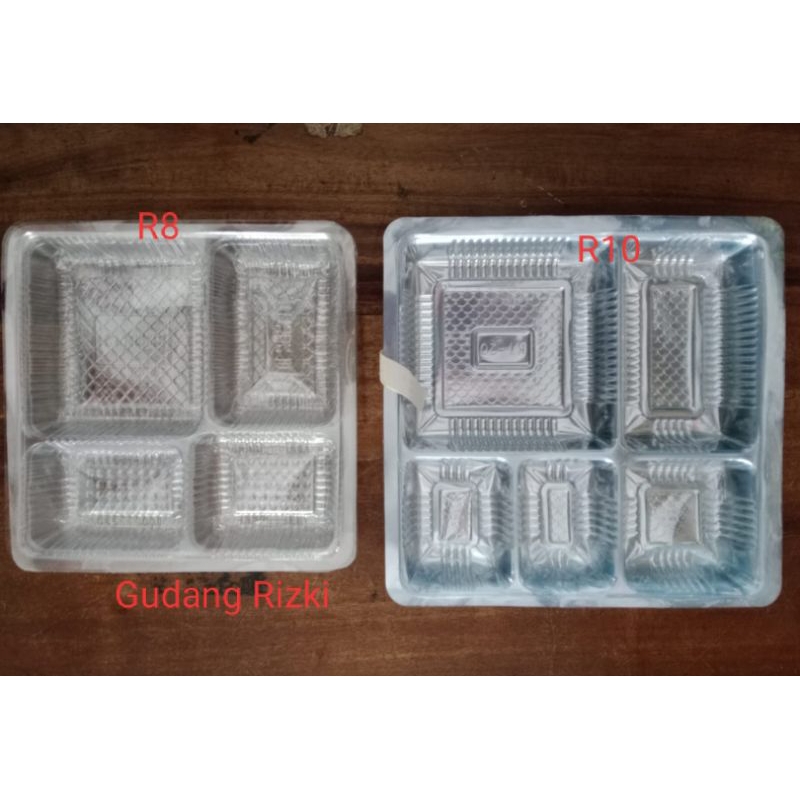 10 Pisc MIKA  LAUK NASI KOTAK KARDUS R8 DAN R10,   KARDUS 18X18 / 20X20