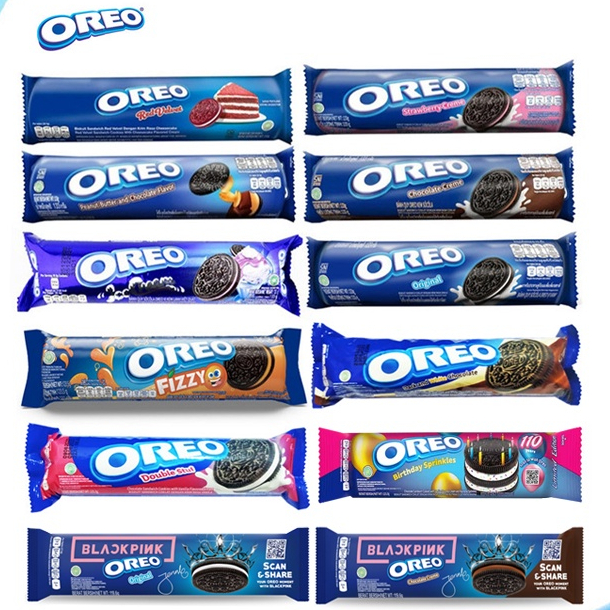 

Oreo Biskuit All Varian Regular 133gr 119.6gr Oreo Vanilla Oreo Coklat Chocolate